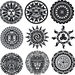 Pack of 105 Aztec Silhouettes - PART 3 - Clipart for Engraving and ...