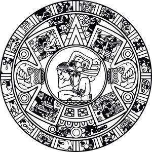 Pack of 125 Aztec Silhouettes Clipart for Engraving and Cutting - All ...