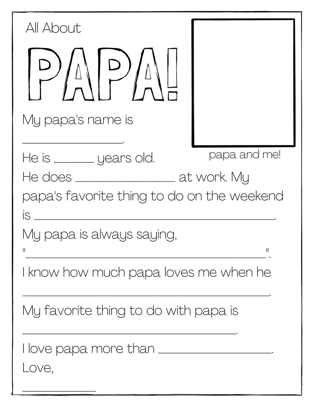 all-about-my-papa-printable-fathers-day-gift-from-kids-etsy