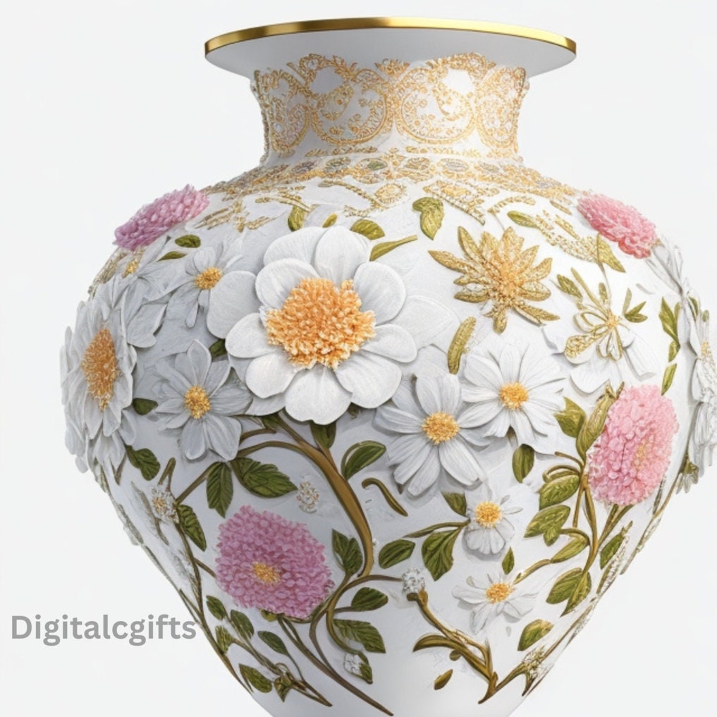 Beautiful Flower Vase High Quality Etsy