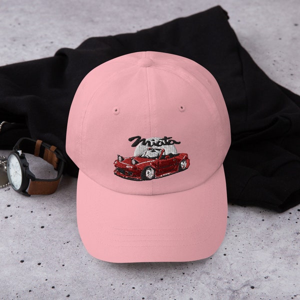 Embroidered Red Mazda Miata Hat