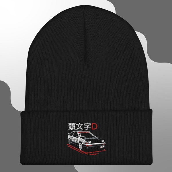 Initial D Toyota AE86 Embroidered Beanie