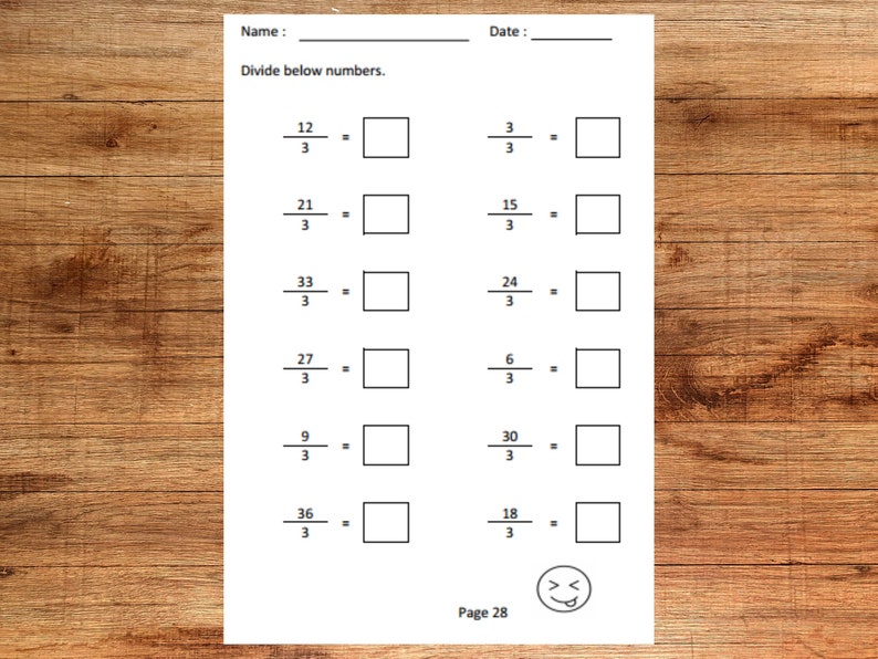 Division Math Printable Worksheet Suitable For Grade 3 Grade 4 division-math-printable-worksheet-suitable-for-grade-3-grade-4