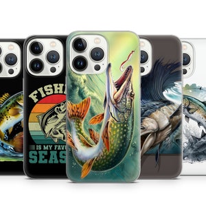 Angeln Handyhülle, Angeln Geschenk für Männer Handyhülle für iPhone 15 14 13 Pro Max 12 11 X XS 8 7, Samsung S20 FE, S21 Ultra, A12, Huawei P30