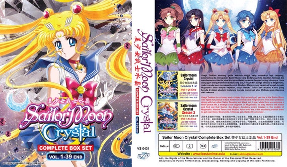 Anime DVD Sailor Moon Crystal Complete Season 1-3 Volume 1-39 End