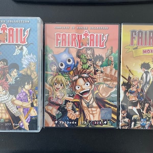 DVD Anime Fairy Tail Komplette Serie Vol.1-328 Ende + 2 Film + OVA Komplette Box Set Englisch Synchron und Alle Region-Kostenloser Express Versand