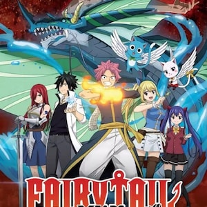 DVD Anime Fairy Tail 100 Jahre Aufgabe (Band 1-25End) Englische Synchro und Alle Region-Kostenloser Express Versand