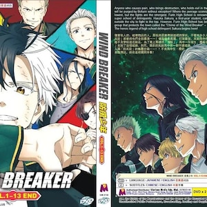 Anime DVD Wind Breaker(1-13End) Complete Box Set English Dubbed and All Region-Free Express Shipping