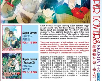 DVD Anime Super Lovers Complete Series Season 1-2 (1-20 End) Box