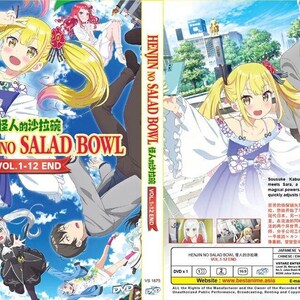 DVD Anime Henjin No Salad Bowl(1-12End) Anime DVD Complete Box Set English Dubbed and All Region-Free Express Shipping