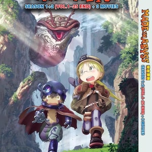 DVD Anime Made In Abyss Season 1+2(1-25End+3 Movie) English Dubbed Version ~DVD Box Set and All Region Express Shipping