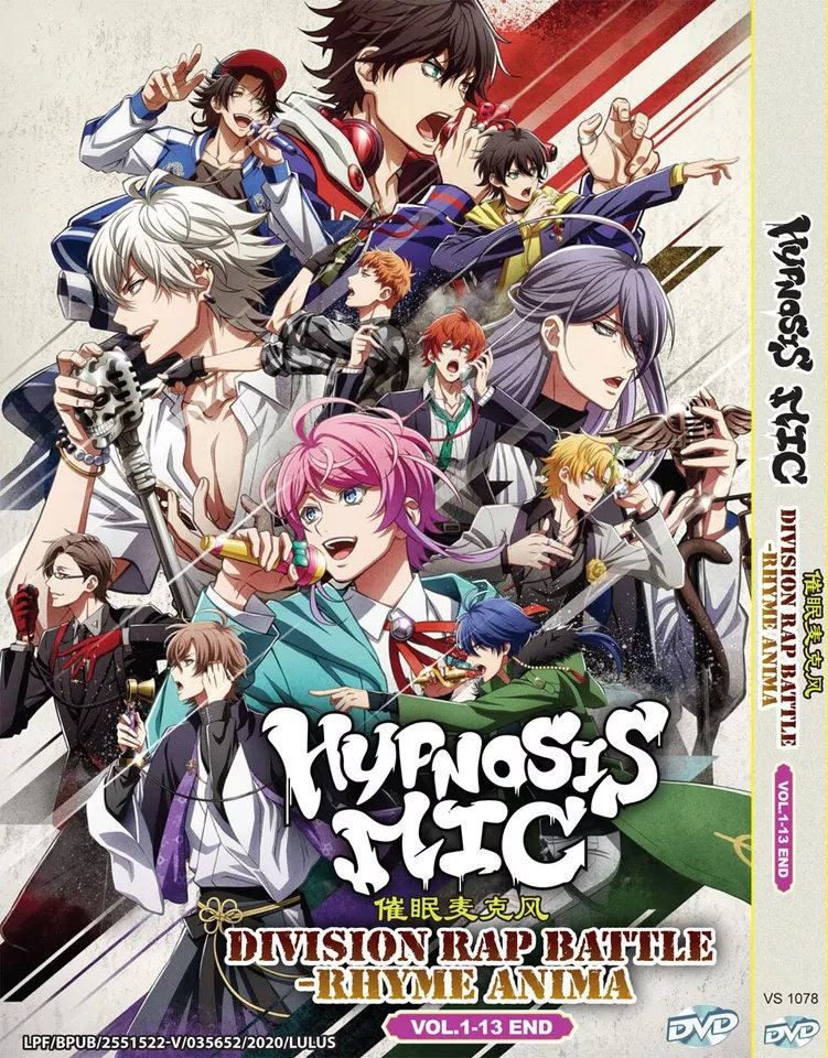 Anime DVD Hypnosis Mic:division Rap Battle-rhyme Anima(1-13end