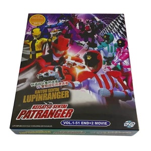 DVD Kaitou Sentai Lupinranger VS Keisatsu Sentai Patranger Volume 1-51 End + 2Movie ~DVD Box Set and All Region Express Shipping