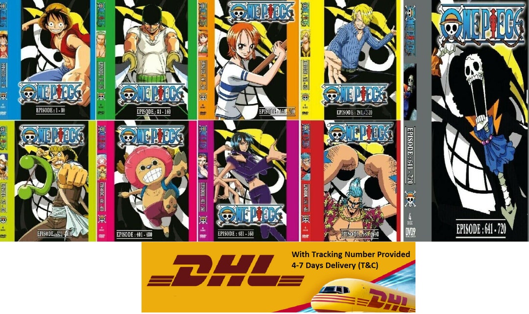 DVD One Piece English Dubbed Series Box 1 2 3 4 5 6 7 8 9 episode 1 720
