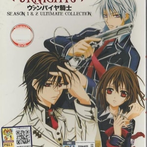 DVD Anime Vampire Knight Complete Season 1 & 2 Collection Box English Dubbed Version ~DVD Box Set and All Region Express Shipping
