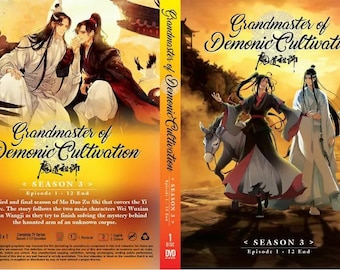 DVD Anime Grandmaster of Demonic Cultivation: Mo Dao Zu Shi Staffel 3 (Vol. 1-12 Ende) englischer Titel und alle Region-Kostenloser Expressversand