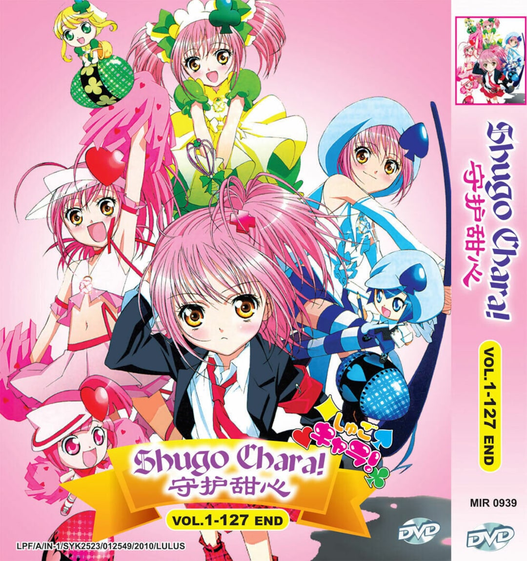 DVD Anime~shugo Chara Season 1-3 Volume 1-127 End DVD Box