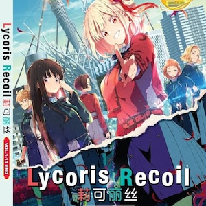 DVD Anime Lycoris Recoil Complete Series (1-13 End) English