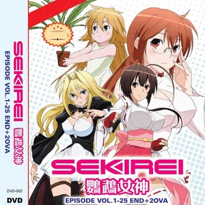 DVD Anime Sekirei Complete Tv Series Volume 1-25 End +2ova [Uncut] English Dubbed- Free Express Shipping