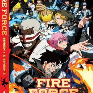 DVD Anime Fire Force Season 1+2(1-48End) English Dubbed And All Region- Free Express Shipping
