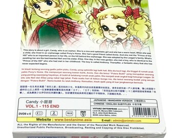 DVD Anime Candy Candy Complete Series (1-115 End) Complete