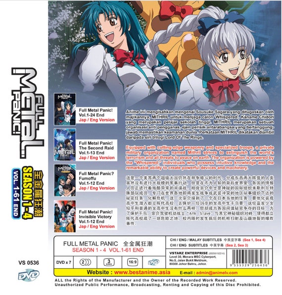 Full metal panic invisible victory english dub hot sale