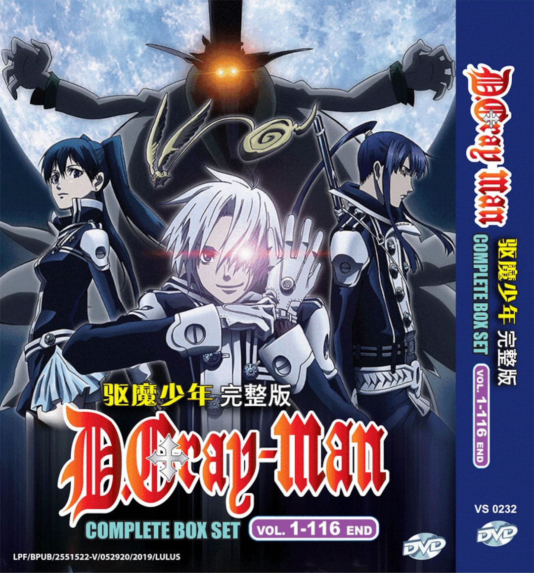 DVD Anime D.gray-man Complete Series Volume 1-116 Complete Box Set