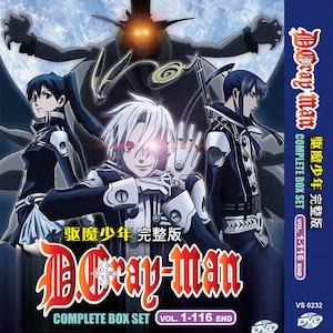 DVD Anime D.Gray-Man Complete Series Volume 1-116 Complete Box Set English Subtitle and All Region-Free Express Shipping