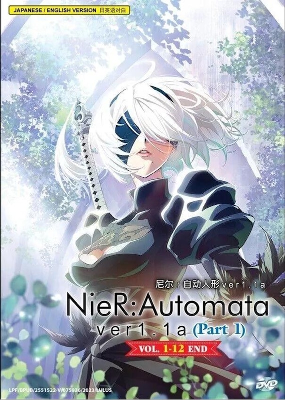 DVD Anime Nier: Automata Ver1.1a (part 1) TV (1-12 End) Complete