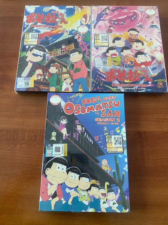 DVD Anime Osomatsu-san Season 1+2(1-50end) Box Set English