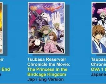 DVD アニメ ツバサ・クロニクル シーズン 1+2+映画+5 OVA 英語吹き替え DVD アニメ ツバサ・クロニクル シーズン 1+2+映画+5 OVA 英語吹き替え