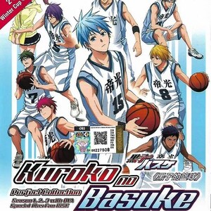 アニメ DVD 黒子のバスケ シーズン 1-3(1-78End+2 Movie) コンプリート ボックス セット 英語字幕付き リージョンフリー エクスプレス配送