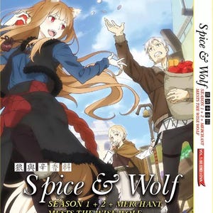 DVD Anime Spice & Wolf Season 1+2+Merchant(1-50End+OVA) Complete Box Set English Dubbed and All Region-Free Express Shipping