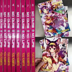 No Game No Life Light Novel Volume 1 - 12 Komplettset Yuu Kamiya Englische Version-Kostenloser Expressversand