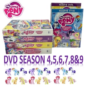 My Little Pony: Friendship Is Magic Season 4,5,6,7,8,9 DVD ~ All Region English - Free Express Shipping