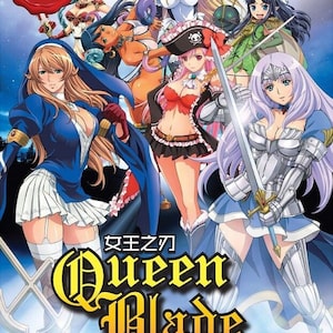 DVD Anime UNCUT Queen&#39;s Blade Season 1-3 Series (1-36 End +6 OVA) English Dubbed- Free Express Shipping