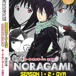 DVD Anime~Noragami Season 1+2 (1-26End) DVD Box Set English Dubbed And All Region-Free Express Shipping