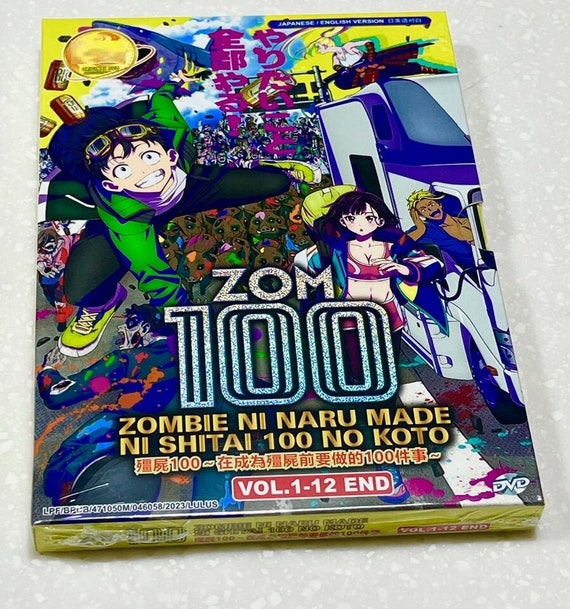 DVD Anime Zom 100:zombie Ni Naru Made Ni Shitai(1-12end) English