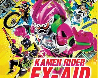 DVD Kamen Rider Ex-Aid 1 -45 end+4 Movie All Region English Subtite - Kostenloser Express Versand