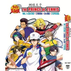 DVD Anime The Prince of Tennis (Vol. 1 - 230 End + 2 Movie + 25 OVA + 3 Specials)- Kostenloser Express Versand