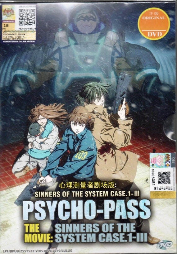 Anime DVD Psycho-pass the Movie : Sinners of the System Case.1-3
