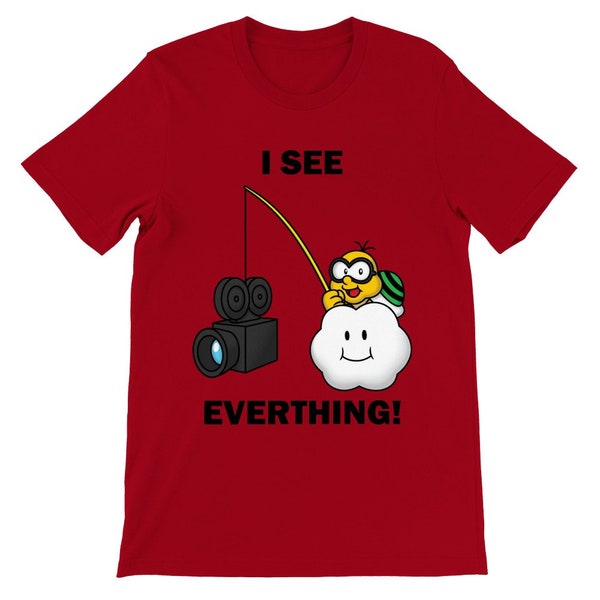 I See Everything! Lakitu Funny Teacher T-shirt