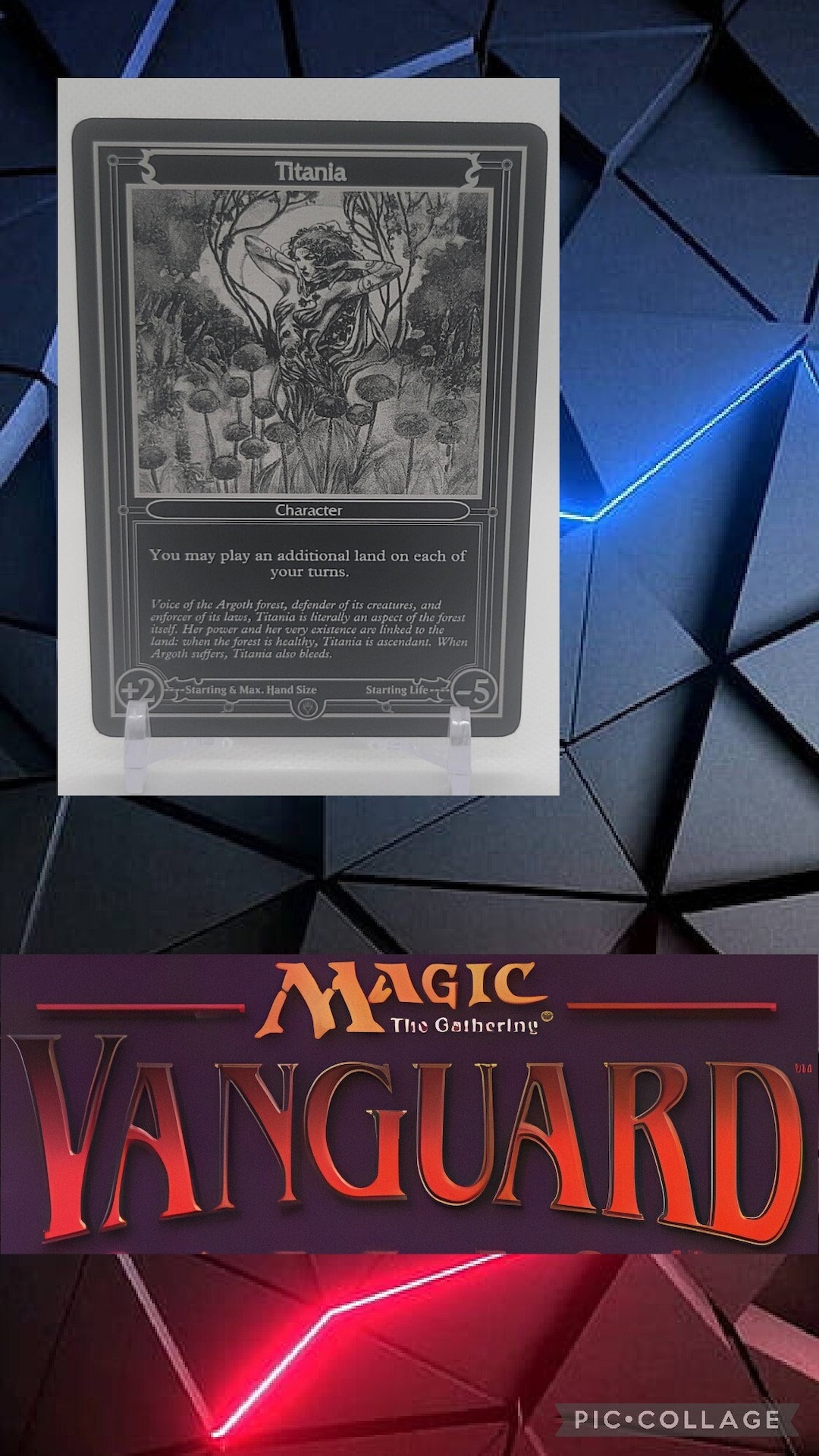 MTG Complete 32 Card Vanguard Set - Custom Engraved Metal
