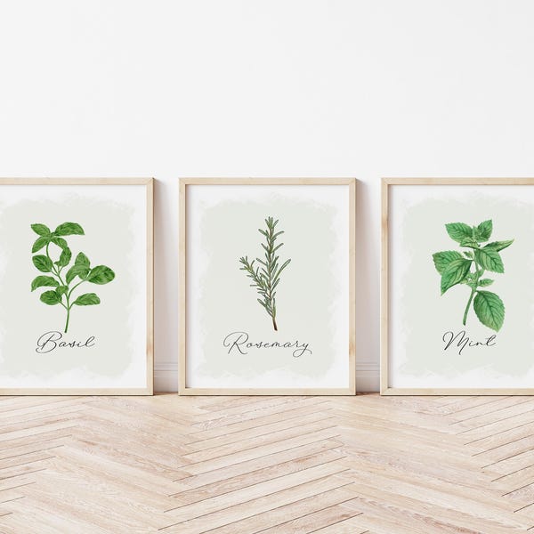 Herb Print - Etsy UK