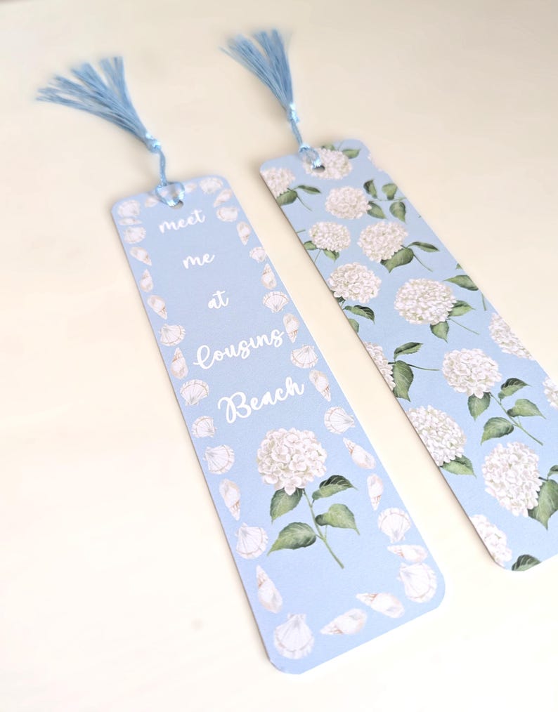 The Summer I Turned Pretty Bookmark, Double-sided Pattern Bookmark, Sky ...