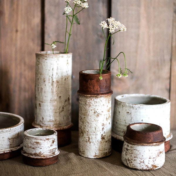 Rustic Vase Etsy