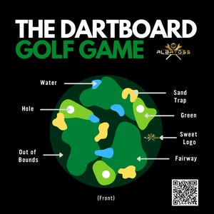 Dartbordgolfspel