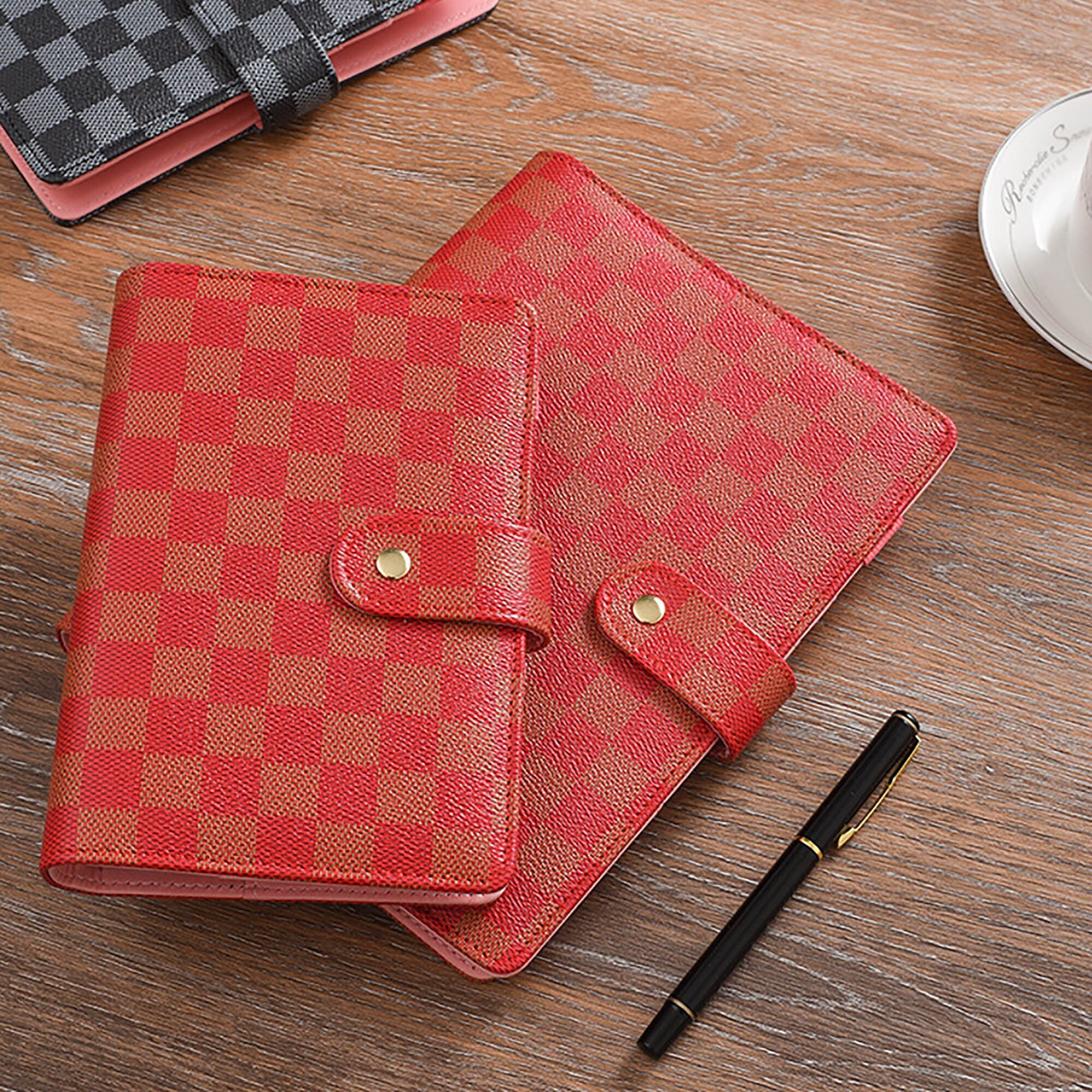 Authentic Louis Vuitton Vernis Red Agenda PM notebook