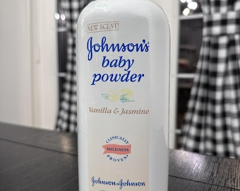 Vintage Johnson's Baby Powder Vanille Jasmijn 22oz 2002 Factory Sealed NOS