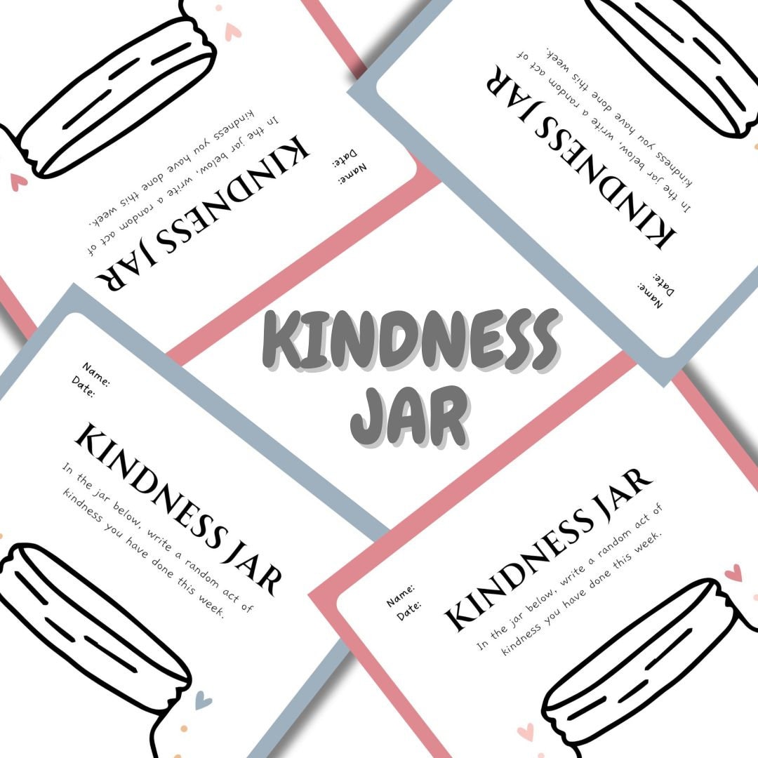 KINDNESS JAR Happy Word Jar , Kindness , Happy , Random Acts of ...